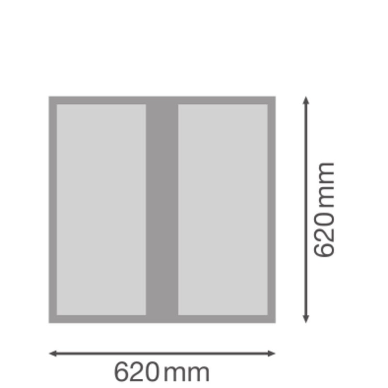 Ledvance - Decken-/Wandleuchte LED-Panel M625 PLPR.625P36830DALIVR 830, DALI