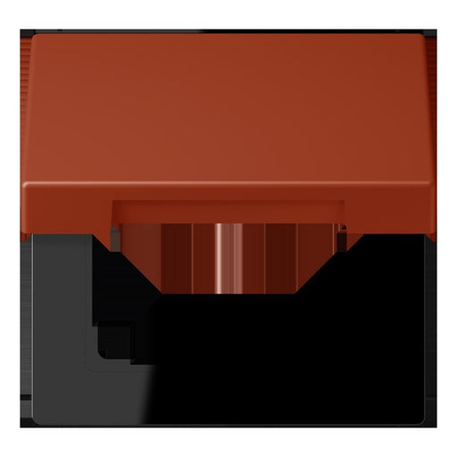 Jung - Abdeckrahmen Klappdeckel m. Stellfeder LC 990 BFKL 232 locre rouge