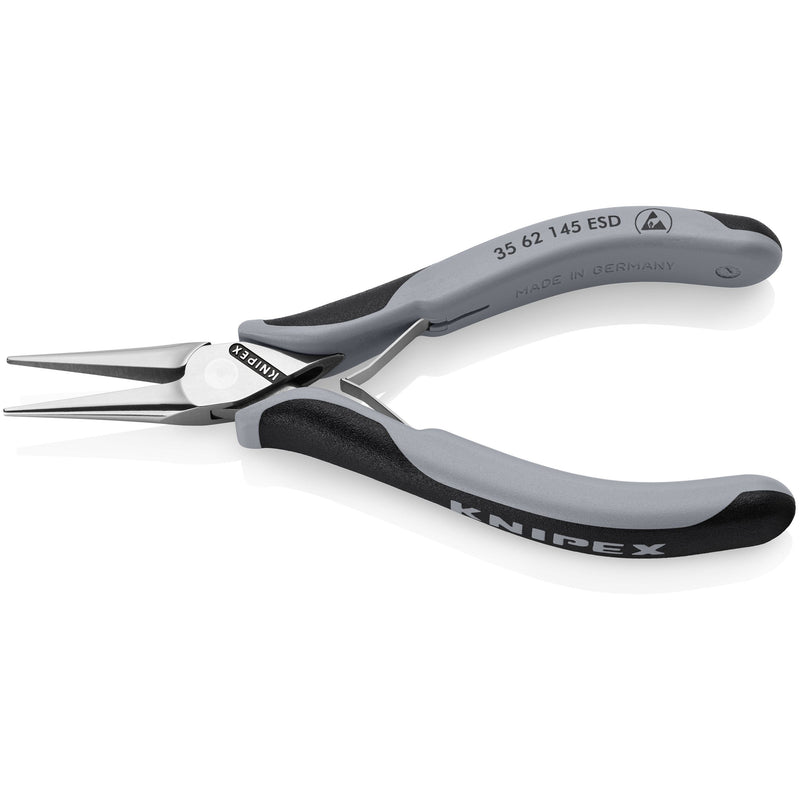 Knipex - Spezialwerkzeug für Kommunikationstechnik Elektronik-Greifzange ESD 35 62 145 ESD durchgesteckt Gelenk
