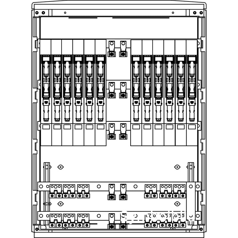 Elsta Mosdorfer - Kabelverteilerschrank Kabelverteilerschrank LS81S.DV08 mit Sammelschienen