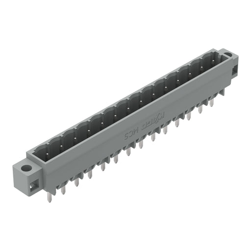 WAGO - Leiterplattensteckverbinder THT-Stiftleiste Lötstift 231-144/040-000 1,0x1,0,gerade,grau − 50 Stück