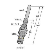 Turck - Magnetischer Näherungsschalter Magnetfeldsensor NIMFE-M12 #1600609