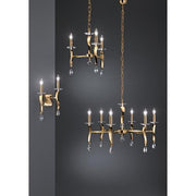 Brumberg Leuchten - Decken-/Wandleuchte Wandleuchte Girata 00809042 2Lp. E14/40W, gold