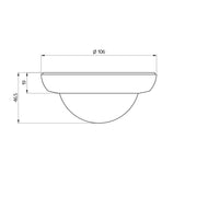 BEG Brück Electronic - Zubehör/Ersatzteile für Bewegungsmelder Korridorlinse 93742 Abd. v-weiß
