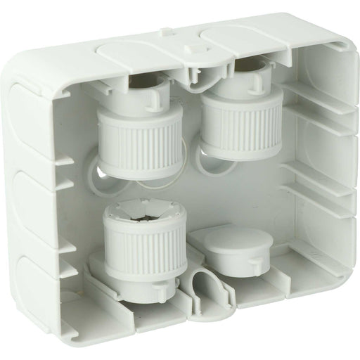 Kaiser - Dose, Gehäuse für Montage auf der Wand/Decke Schiebeeinführung AT2258 8-14 mm − 15 Stück