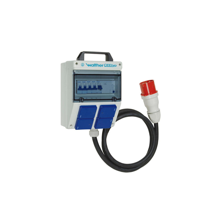 Walther Werke - CEE-Steckdosen-Kombination (IEC 60309) Steckdosenkombination 6920007 tragbar