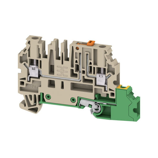 Weidmüller - Trenn- und Messtrenn-Reihenklemme Klemme W2C 4 DT-PE STB Schraubanschl.,4mm² − 50 Stück