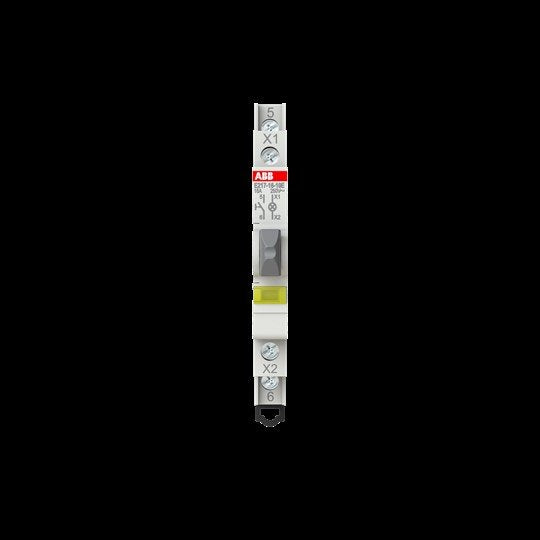 ABB Stotz S&J - Taster für Reiheneinbau Leuchttaster E217-16-10E gelb
