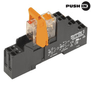 Weidmüller - Schaltrelais Relaiskoppler P m.Prüftast RCIKITP24VAC2CO LDPB 24V/31,6mA AC − 10 Stück