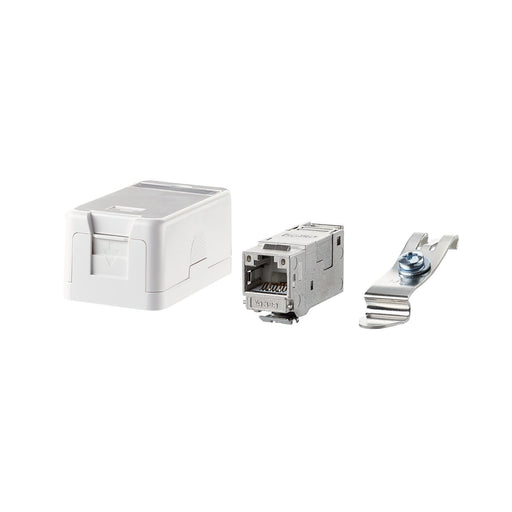 Metz Connect - Tragschienenadapter Anschlussbox APZ 1P 130910D1APLKE E- DAT ModulKeystone − 10 Stück
