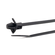HellermannTyton - Kabelbinder Befestigungsbinder RT50RSF-PA66-BK(100) 215x4,6 schwarz − 100 Stück