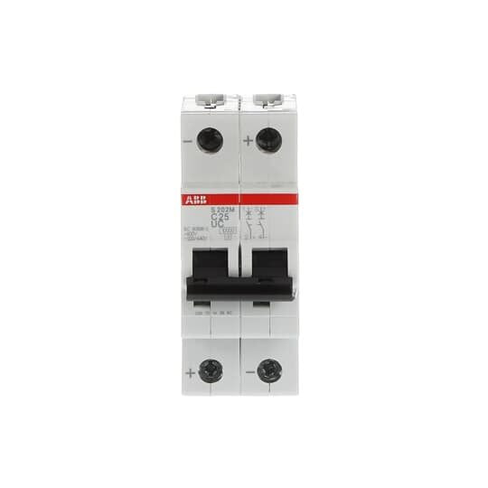 ABB Stotz S&J - Leitungsschutzschalter Sicherungsautomat S202M-C25UC 10 kA, 25 A, 2P