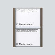 Siedle&Söhne - Zubehör/Ersatzteile für Türkommunikation Namensschild Bernst-Glim 200029954-00 f. TM612-2/BTM650-02 − 1 Stück