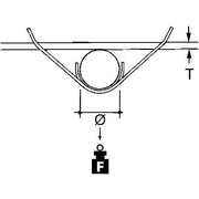 Niedax - Befestigungsschelle für Kabel/Rohre Stangenbefestigung FM-313T − 100 Stück