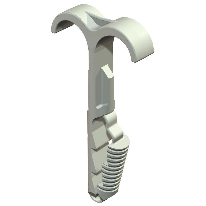 OBO Bettermann - Befestigungsschelle für Kabel/Rohre Steckschelle, doppel 1974 2X4-12 2x4-12mm − 100 Stück