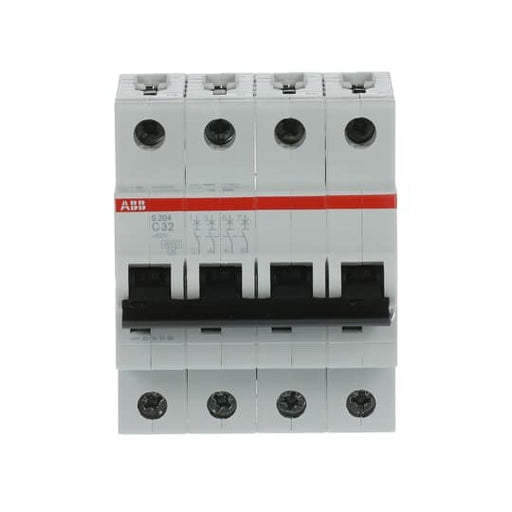 ABB Stotz S&J - Leitungsschutzschalter Sicherungsautomat S204-C32 6kA 32A C 4p