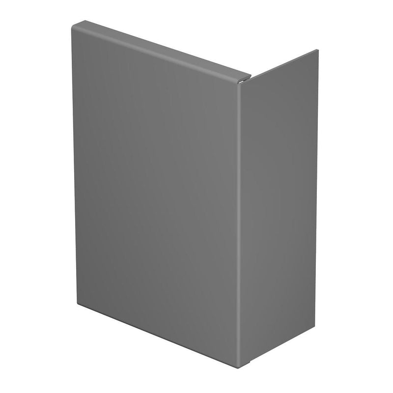 OBO Bettermann - Endstück für Leitungsführungskanal Endstück WDK HE80210GR 80x210mm, PVC − 10 Stück