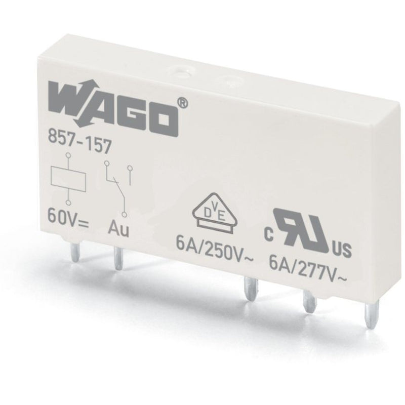 WAGO - Schaltrelais Elementarrelais 857-157 DC 60 V,1 Wechsler − 20 Stück