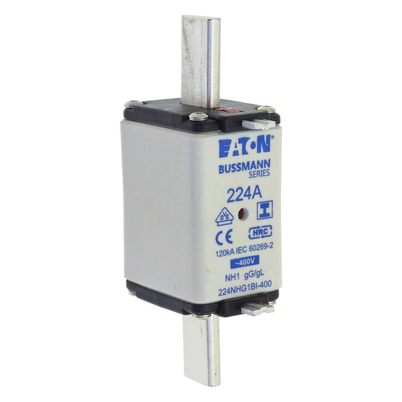 Eaton - Messersicherung Sicherungseinsatz Nieders. 224NHG1BI-400 224A AC 400V 120kA − 3 Stück