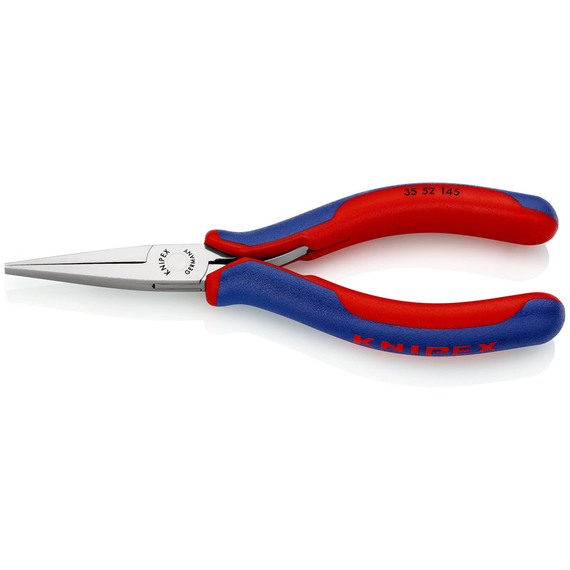 Knipex - Flachzange Elektronik-Greifzange 35 52 145 spiegelpoliert,145mm