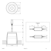 EVN Lichttechnik - Downlight/Strahler/Flutlicht LED-Downlight C44050102 dimmbar, IP44