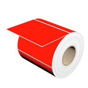 Weidmüller - Kennzeichnungsmaterial Gerätemarkierer, Etikett THM MT30X 101/74 RT 101x74mm rot