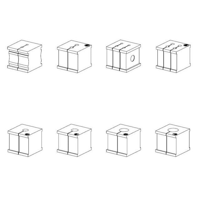 Telegärtner - Kabelverschraubung Dichteinsatz 100001317 für M25, 4x d 2 mm