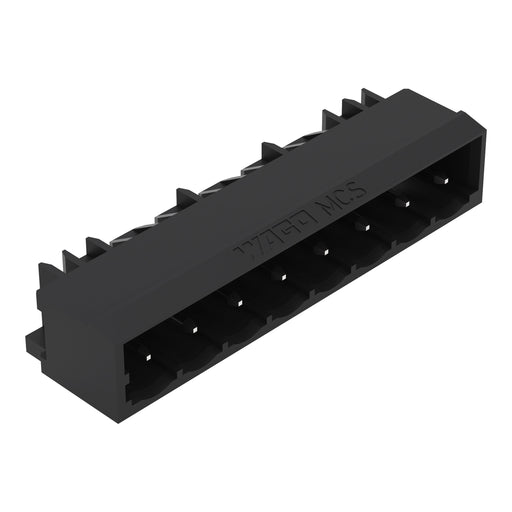 WAGO GmbH & Co. KG - Leiterplattensteckverbinder THR-Stiftleiste Lötstift 231-43#4044918988728 1,0x1,0,abgew.,sw − 100 Stück