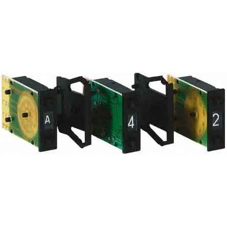 RS Components - Wahlschalter, Komplettgerät Drucktastenvorwahlschalter 337-447 BCD 0-9, Subminiatur  − 1 Stück