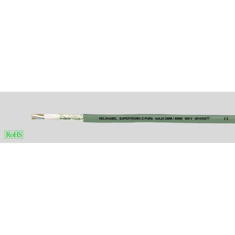 Energiekabel < 1 kV, für ortsveränderlichen Einsatz HEL SUPERTRONIC-C-PUR 3x SUP,TR,C-PUR 3x0,25 0,25 PUR-Schleppkett