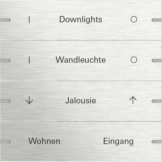Gira - Bussystem-Tastwippe Wippenset 4-fach 5034219 Tastsens.4 TS4 eds