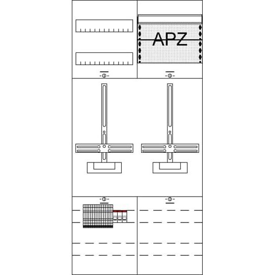 Striebel&John - Zählerfeld Messfeld kpl. KA4106Z H3/B2