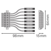 Ledvance - Elektrisches Zubehör/Ersatzteile für Leuchten Ersteinspeise-Verbinder 8P TRUSYS#4099854230233