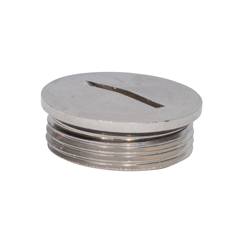 Plica - Verschlussschraube Blindstopfen 916707016 M16 Messing vern − 50 Stück