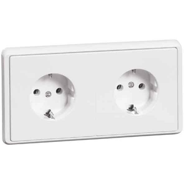 Peha - Schalter-/Steckdosenkombination Steckdose 2f.rws D 95.6512/3.02 NA