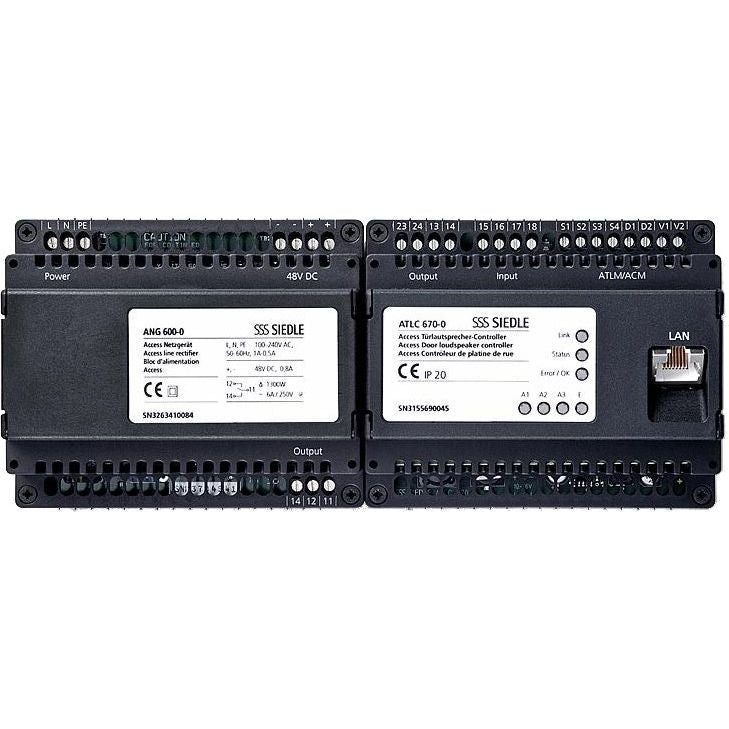Siedle&Söhne - Netzgerät für Türkommunikation Türlautsprecher-Controller ATLC/NG 670-0 Access, sw