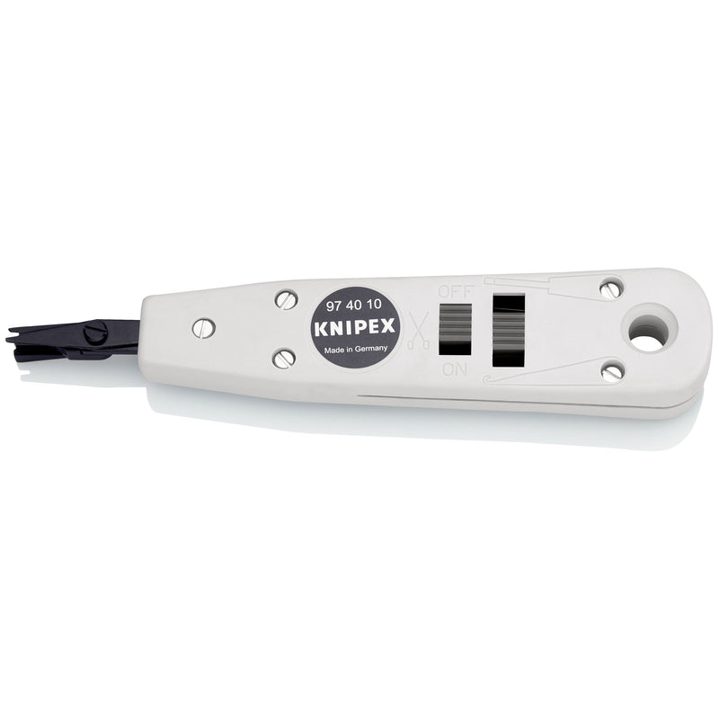 Knipex - Spezialwerkzeug für Kommunikationstechnik Anlegewerkzeug 97 40 10 für LSA-Plus, 175mm