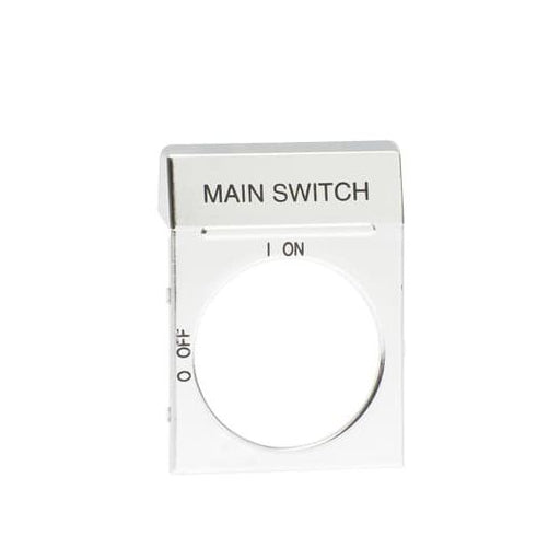 ABB Stotz S&J - Zubehör/Ersatzteile für Niederspannungs-Schalttechnik Textschild OPS2EN1 silber f.OH2_ Griffe