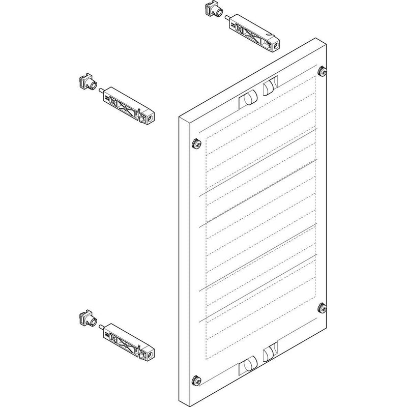 ABN - Verteilerfeld für Installationsverteiler ESPRO-Modul MT13695 tief BxH:250x450mm