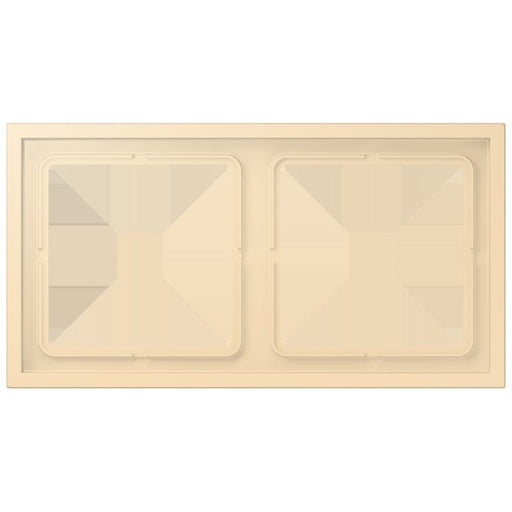 Jung - Abdeckrahmen Rahmen 2-fach LCZ 982 BF 223 ocre