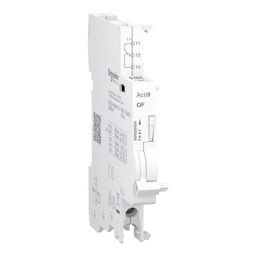 Schneider Electric - Zusatzeinrichtung für Reiheneinbaugeräte Hilfsschalter Acti9 A9N26904 100mA-6A AC/DC OF1OC