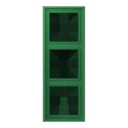 Jung - Abdeckrahmen Rahmen 3-fach LC 983 219 vert fonce