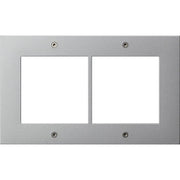 Gira - Zubehör/Ersatzteile für Installationsschalterprogramme Designrahmen 2fach alu 850265 Türstation