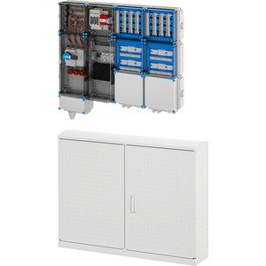 Hensel - Verteilerschrank für Energieversorgung Ladeverteiler Mi EV 22kW 8111 f.8 Ladep. a 22kW