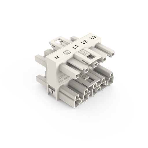 WAGO - Kompaktverteiler für steckbare Gebäudeinstallation Verteiler 770-659 400V 25A 5p. weiß − 25 Stück