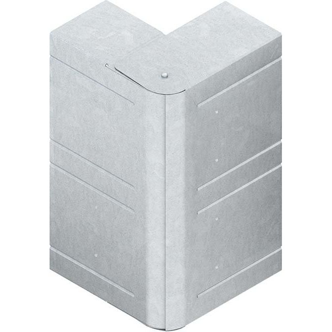 Niedax - Außeneck für Geräteeinbaukanal GK-Außeneck 90Gr. DKAV 220-78T100 W 220x100mm