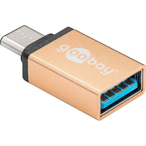 Goobay - Kommunikationstechnik-Adapter USB 3.1 Adapter 56622 C/A 3.0 Gold
