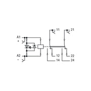 WAGO - Schaltrelais Relaismodul 788-906 DC 24 V,2 Wechsler