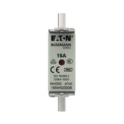 Eaton - Messersicherung Sicherungseinsatz Nieders. NH FUSE 16#16NHG000B 16A AC 500V 120kA − 3 Stück