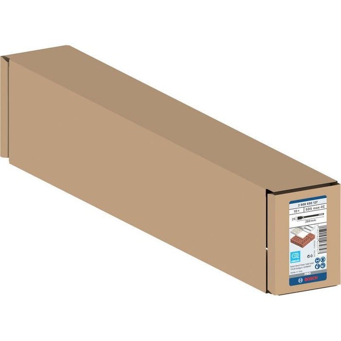 Bosch Power Tools - Maschinenmeißel PRO SDS max-4C 2608690127 Flachmeißel-Set 25 x  − 1 Packung
